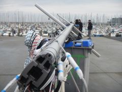 neuer Mast für die Alunga